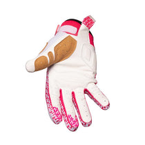 Gant mx JT Racing USA LIFE-LINE blanc et rose paume.