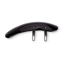 Garde-boue avant court Bonvent Motorbikes en composite renforcé noir brillant pour Hunter 350 avec support réglable. 