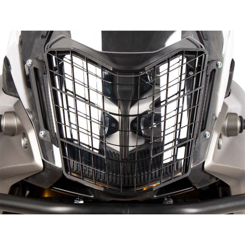 Grille noire pour protection de phare moto Yamaha Ténéré 700 Hepco & Becker.