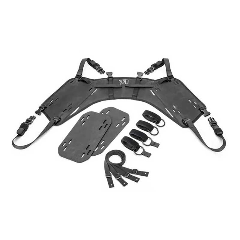 Harnais de selle Kriega OSBASE rackless pour Royal-Enfield Himalayan 450.