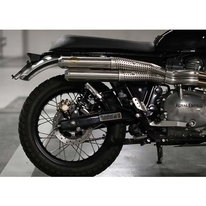 Garde-robe Avant Aluminium Royal Enfield Int 650 - Argent, Neuve 1990423