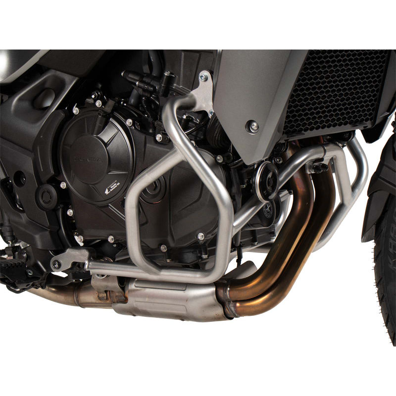 Crash bar moteur argent hepco&Becker pour Honda XL750 Transalp 2023-2024.