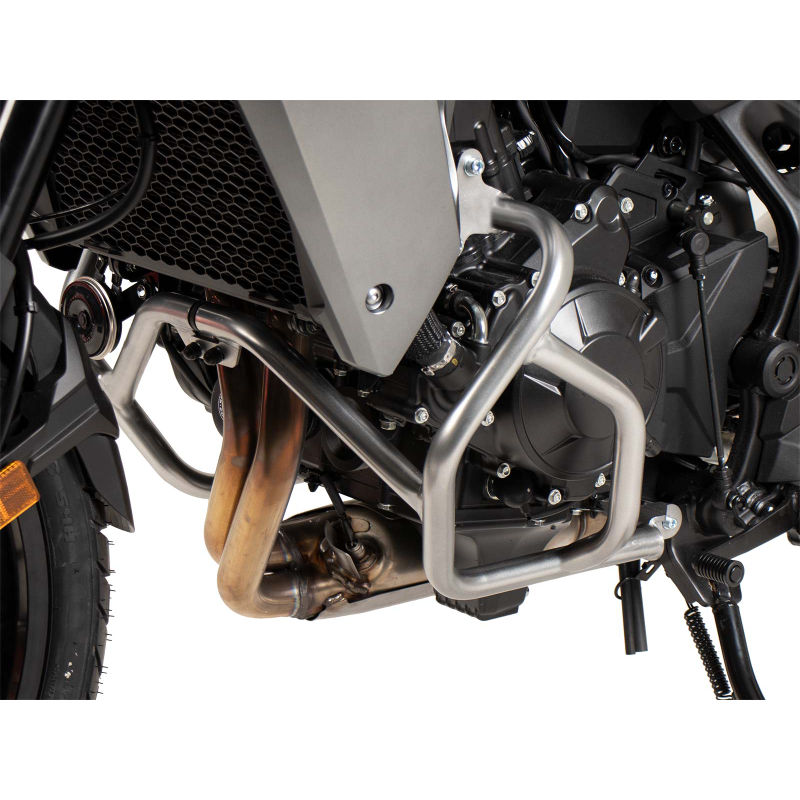 Crash bar moteur argent hepco&Becker pour Honda XL750 Transalp 2023-2024.