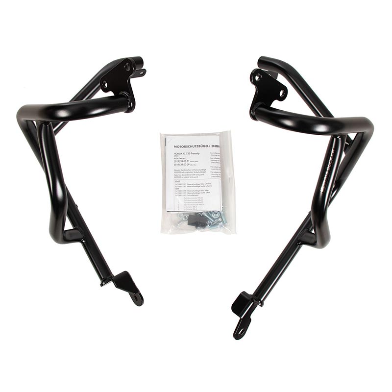 Crash bar moteur noir hepco&Becker pour Honda XL750 Transalp 2023-2024.