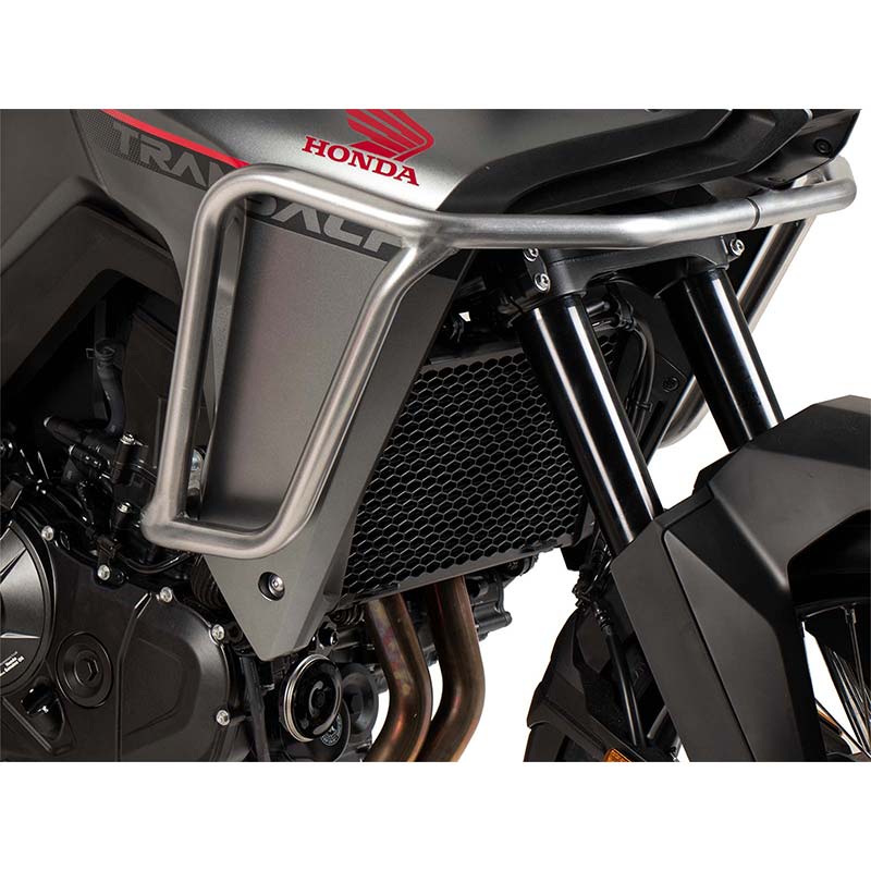 Crash bar réservoir argent Hepco & Becker pour Honda XL750 Transalp 2025-2026.