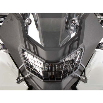 Grille noire de protection de phare Honda XL750 Transalp Hepco & Becker.