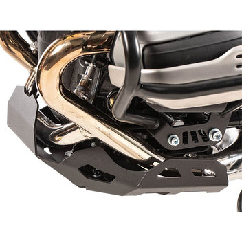 Sabot moteur en aluminium noir Hepco & Becker pour BMW R12GS.