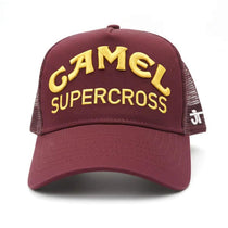 Casquette Supercross JT Racing USA bordeaux.