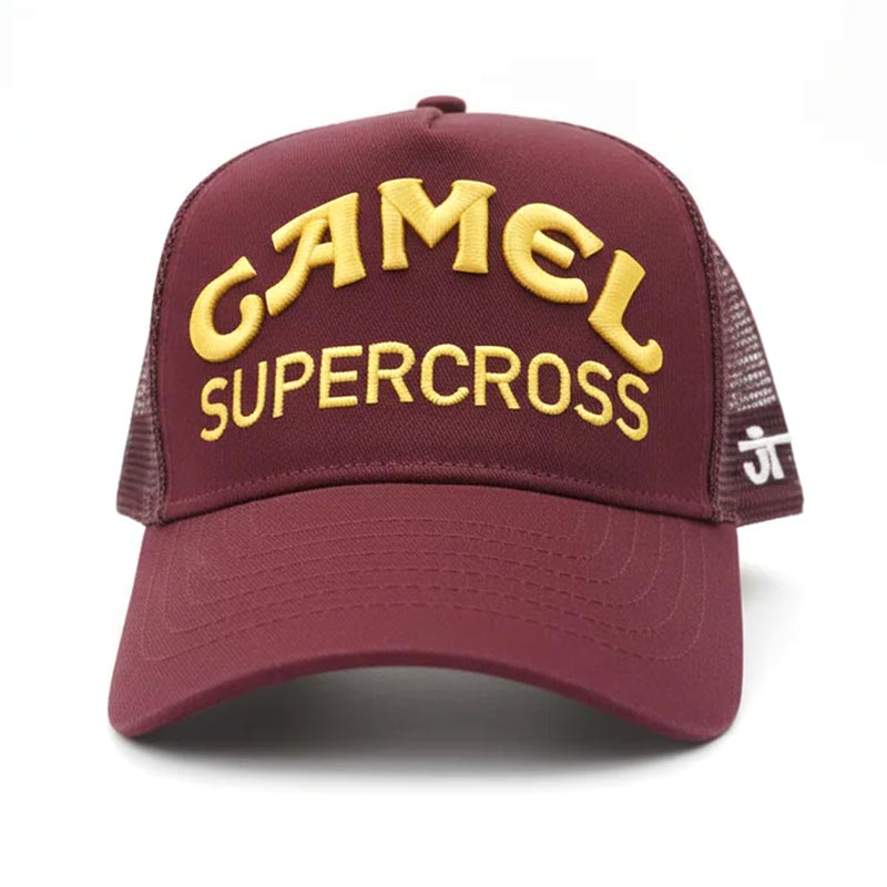 Casquette Supercross JT Racing USA bordeaux.