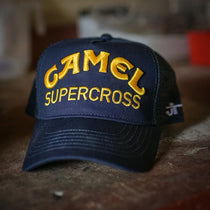 Casquette Supercross JT Racing USA bleue.