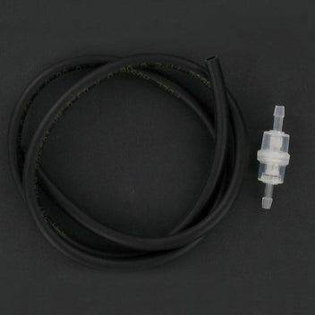 Kit durite noire 5x8 + filtre essence cylindrique D6 | Brazoline - blackpines.fr