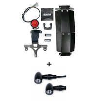 Kit mini-feu arrière LED avec une paire de clignotants Bullet Bonvent pour Royal Enfield Bear 650.
