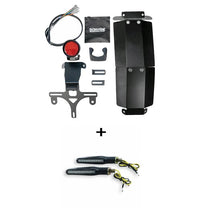 Kit mini-feu arrière LED avec une paire de clignotants Strip Scrambler Bonvent pour Royal Enfield Bear 650.