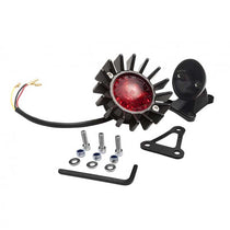 Kit feu arrière moto LED BIG FIN noir Motone Customs. Blackpines.fr