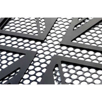 Grille radiateur Union Jack Motone Customs. Blackpines.fr