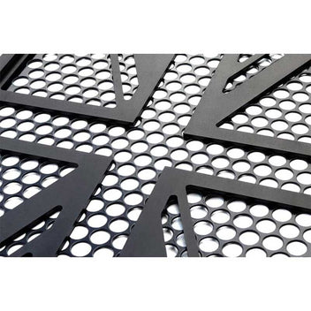 Grille radiateur Union Jack Motone Customs. Blackpines.fr