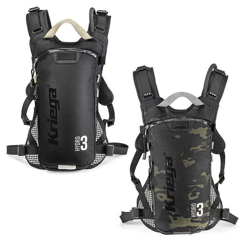 Sac hydratation Kriega Hydro 3 litres noir ou camouflage.