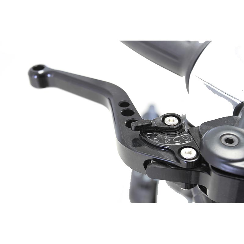 Leviers reglables 6 posiitons Hedgehog Motorcycles pour Royal Enfield Shotgun 650. Blackpines.fr