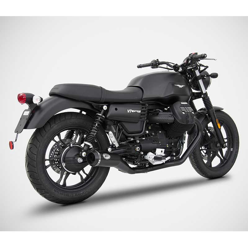 Silencieux D'échappement Origine Moto Guzzi V75 750 Strada (1994-1996) - Occasion Avec Léger Dommage