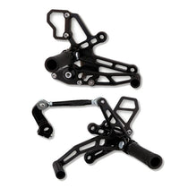 Commandes reculées noires LSL pour BMW R nineT Scrambler LSL. Blackpines.fr