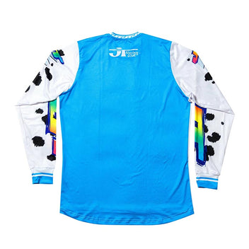Maillot MX Dalmatian K9 bleu JT Racing USA.