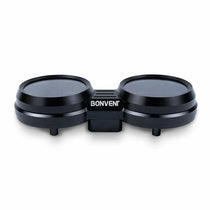 Mini boîtier compteur alu CNC noir Bonvent Motorbikes pour Triumph.