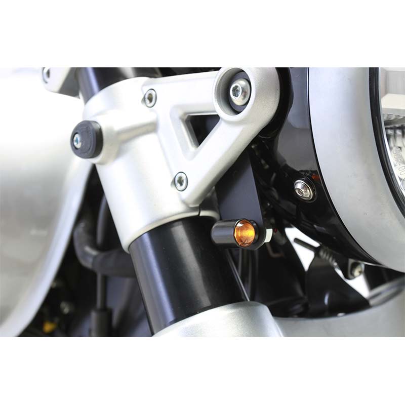 Clignotants LED Homologue Hedgehog Motorcycles pour Royal Enfield Shotgun 650. Blackpines.fr