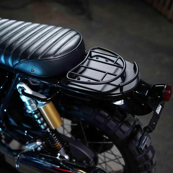 Mini porte-bagages Bonvent pour Interceptor et Continental GT pour mini feu arrière, sans découpe.