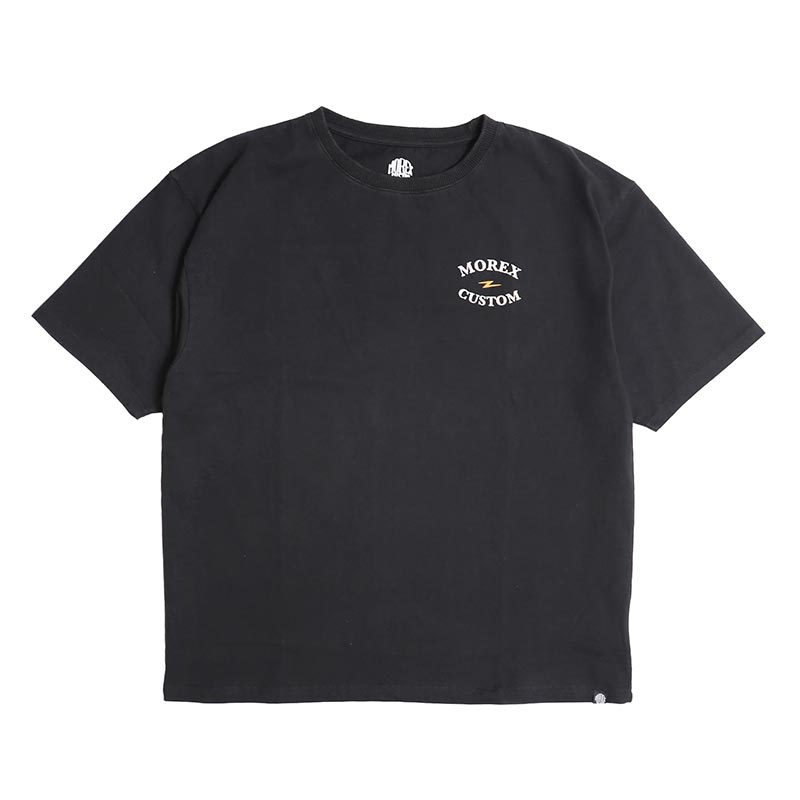 Tee-shirt noir manches courtes homme oversize Morex Custom Excalibur.
