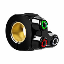 Commodo moto noir mo.switch basic LED Motogadget trois boutons.