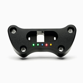 Support Motogadget noir pour Motoscope Mini sur Harley-Davidson. Blackpines.fr
