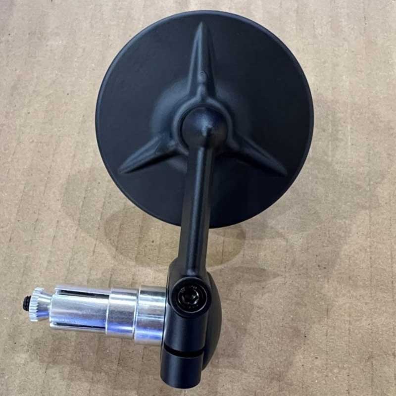 Adaptateur universel de retroviseur embout de guidon Exacta Mounts Motone Customs. Blackpines.fr