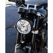 Support clignotants moto Motone Customs pour Triumph LC. Blackpines.fr