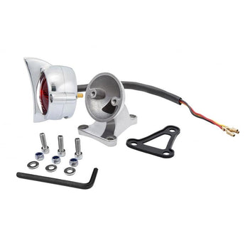 Feu arriere homologue CUDA poli plus support garde-boue Motone Customs. Blackpines.fr