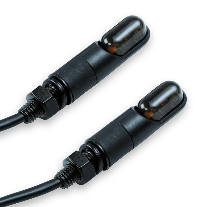 Paire de clignotants moto LED Neo Scrambler de la marque Bonvent Motorbikes.