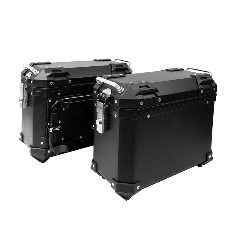 Paire de valises laterales moto ABS etanche X-PLOR KLS28N. Blackpines.fr