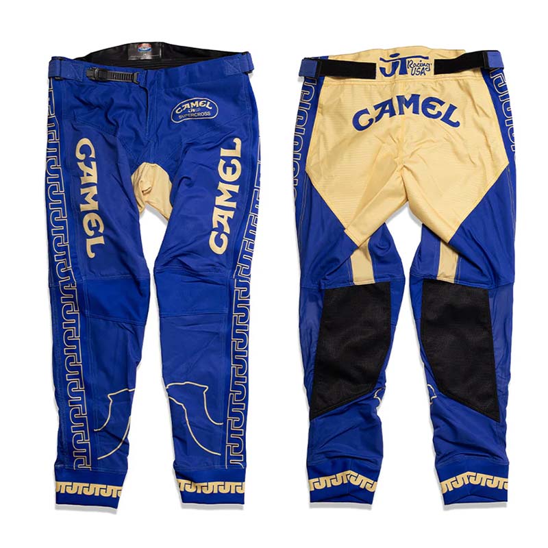 Pantalon MX Camel Bleu JT Racing USA.