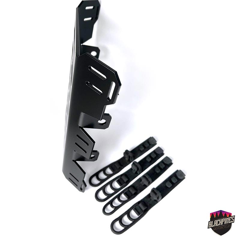 Front plate - Universal Enduro Trail support - 4mm Alu | Blackpines