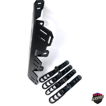 Front plate - Universal Enduro Trail support - 4mm Alu | Blackpines
