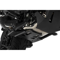 Plaque de protection de bequille centrale Wunderlich pour BMW R1300GS. Blackpines.fr