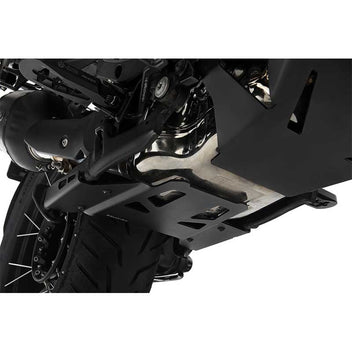 Plaque de protection de bequille centrale Wunderlich pour BMW R1300GS. Blackpines.fr