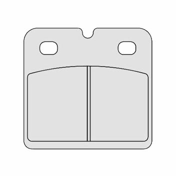 Plaquettes frein moto Beringer Classic 506 pour etriers 2 pistons. Blackpines.fr