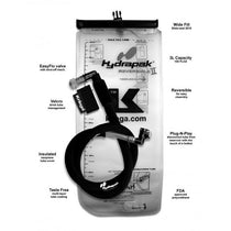 Caractéristiques du sac hydratation Kriega Hydro 3 litres.
