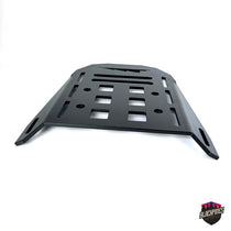 Porte-bagages aluminium 4 mm Blackpines pour enduro et trail.