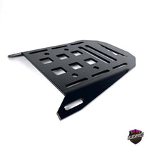 Porte-bagages aluminium 4 mm Blackpines pour enduro et trail.