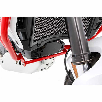 Protection pour couvercle de soupapes et cylindres des Ducati DesertX. Blackpines.fr