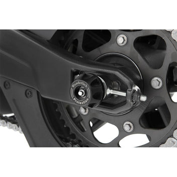Protection essieu arriere Doubleshock Wunderlich pour Pan America 1250. Blackpines.fr