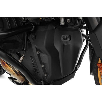 Cache moteur moto BMW R1300GS Wunderlich Heldenbrust. Blackpines.fr
