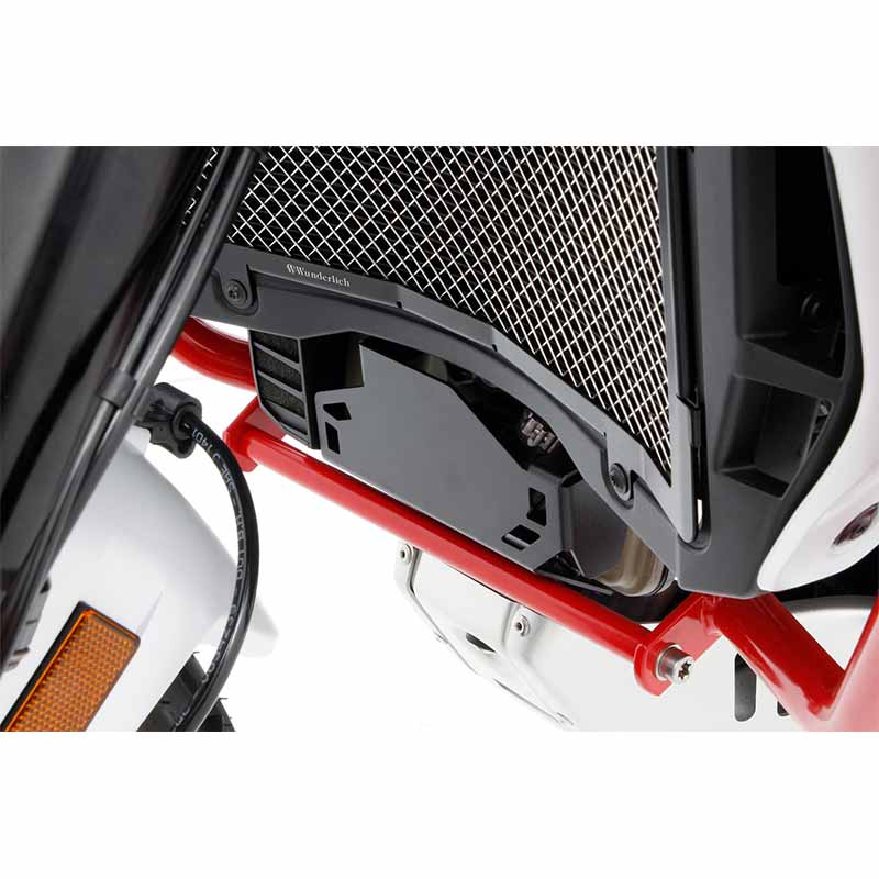 Protection pour couvercle de soupapes et cylindres des Ducati DesertX. Blackpines.fr