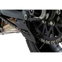 Protege chaine moto inferieurs Wunderlich pour Ducati DesertX. Blackpines.fr 